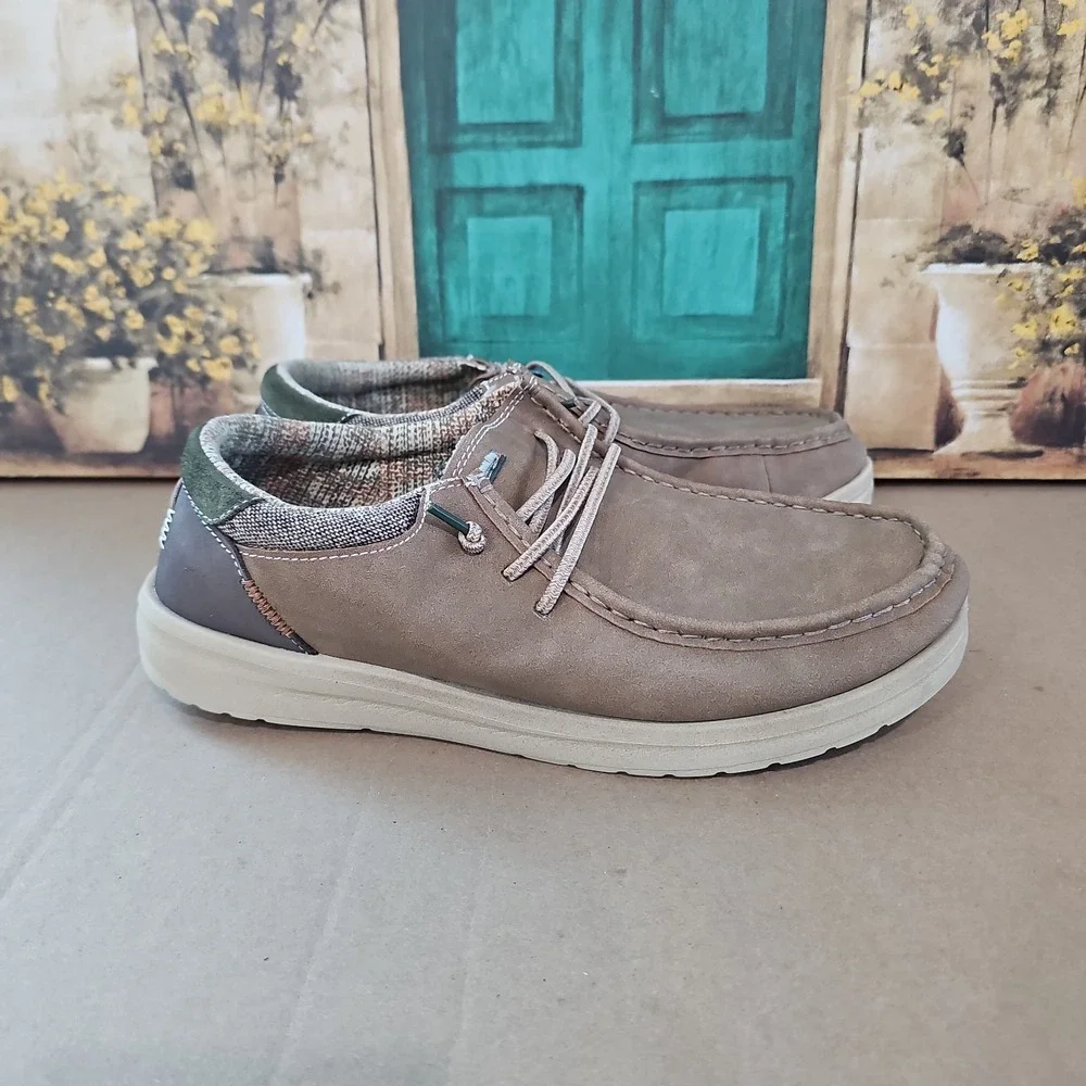 Hey Dude Shoes Paul Loafers Brown Men's US size 9